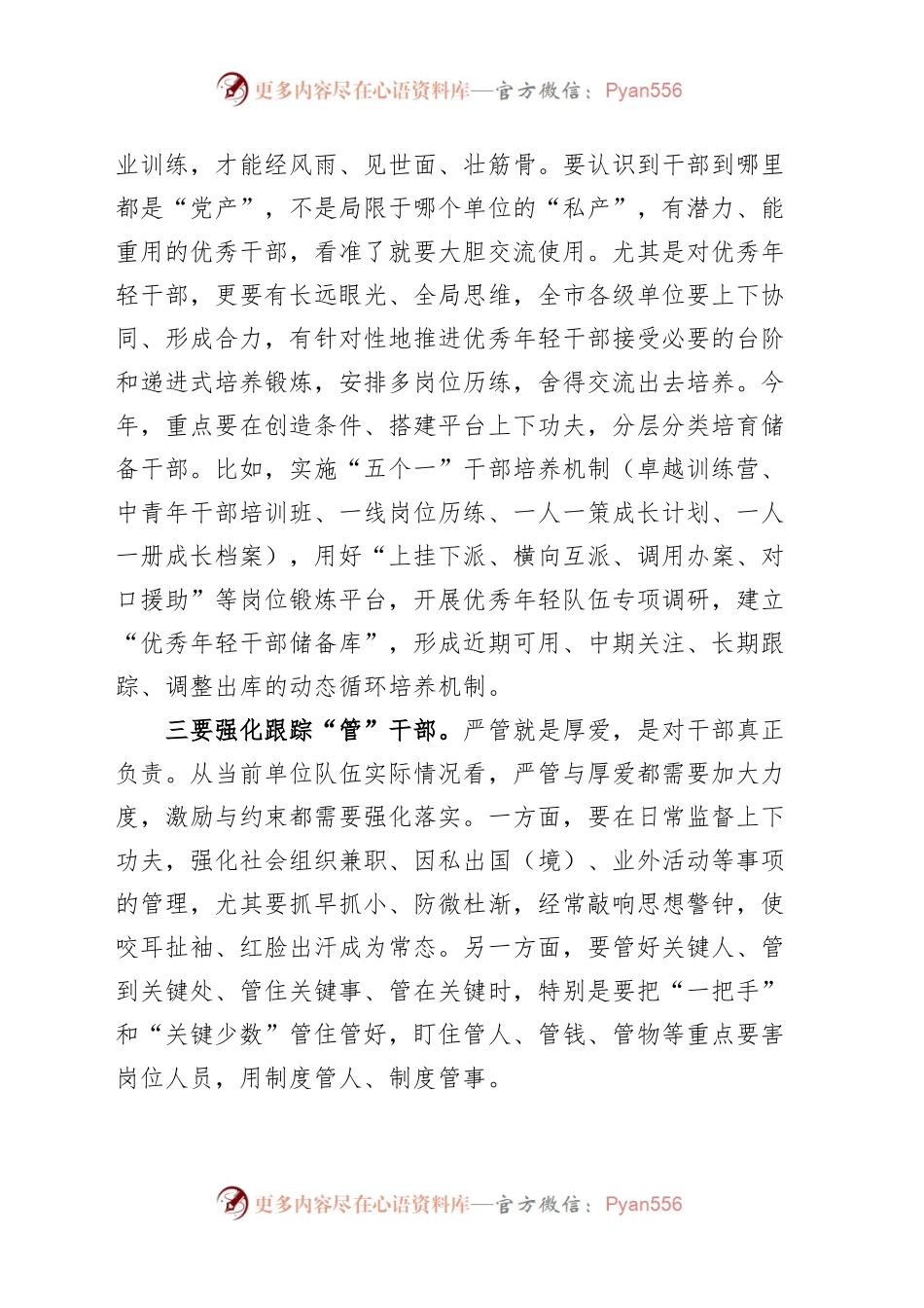 全市干部队伍建设工作会议讲话.docx_第2页