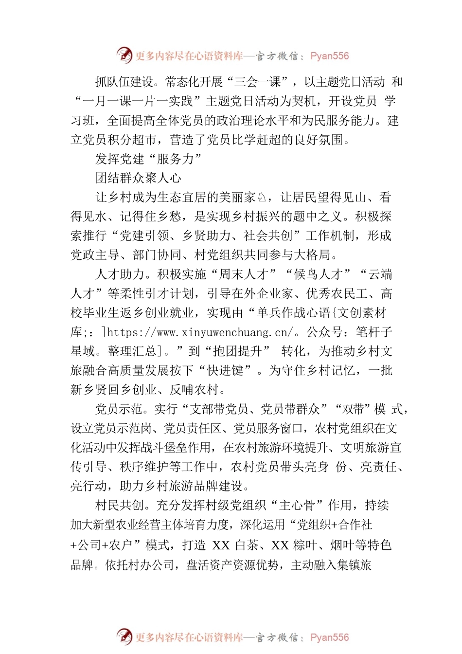 党建引领文旅融合 跑出乡村振兴“加速度”.docx_第2页