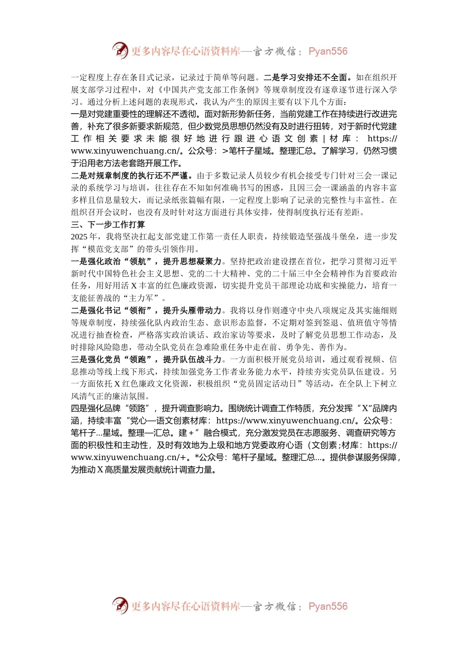 党支部书记2024年度基层党建工作述职报告.docx_第2页