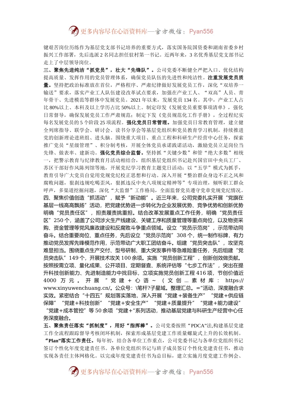 公司党委党建工作典型经验材料.docx_第2页