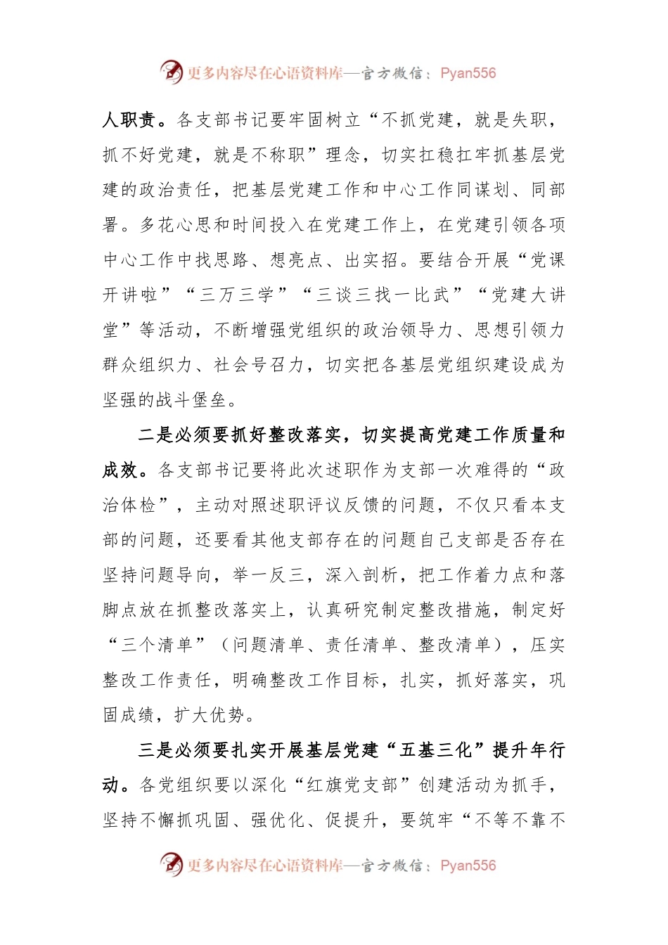 党组织书记2022年度在抓党建工作述职评议大会上的讲话.docx_第2页