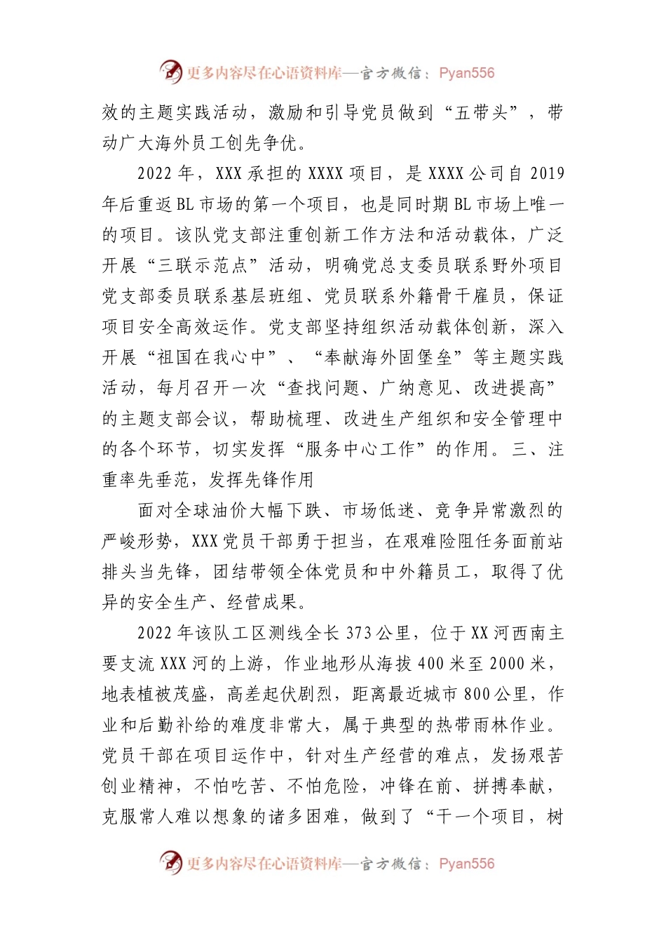 先进基层党组织项目党支部申报材料.docx_第2页
