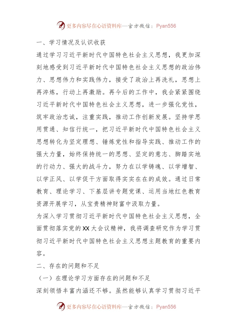 公司领导班子（党支部）2023年主题教育专题民主生活会发言稿材料.docx_第2页