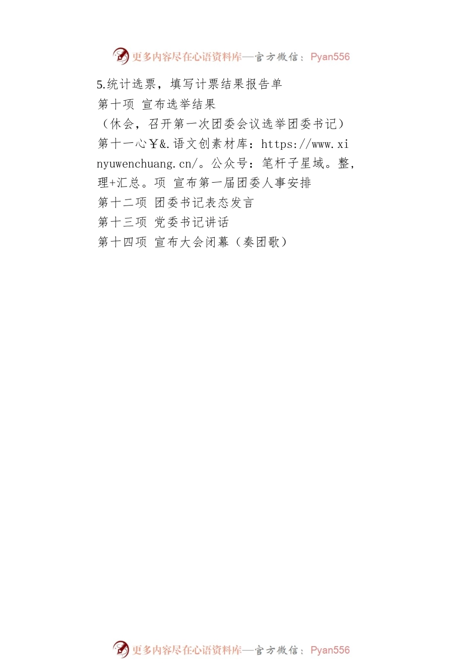 共青团xxxx公司第一次团员大会会议议程.docx_第2页