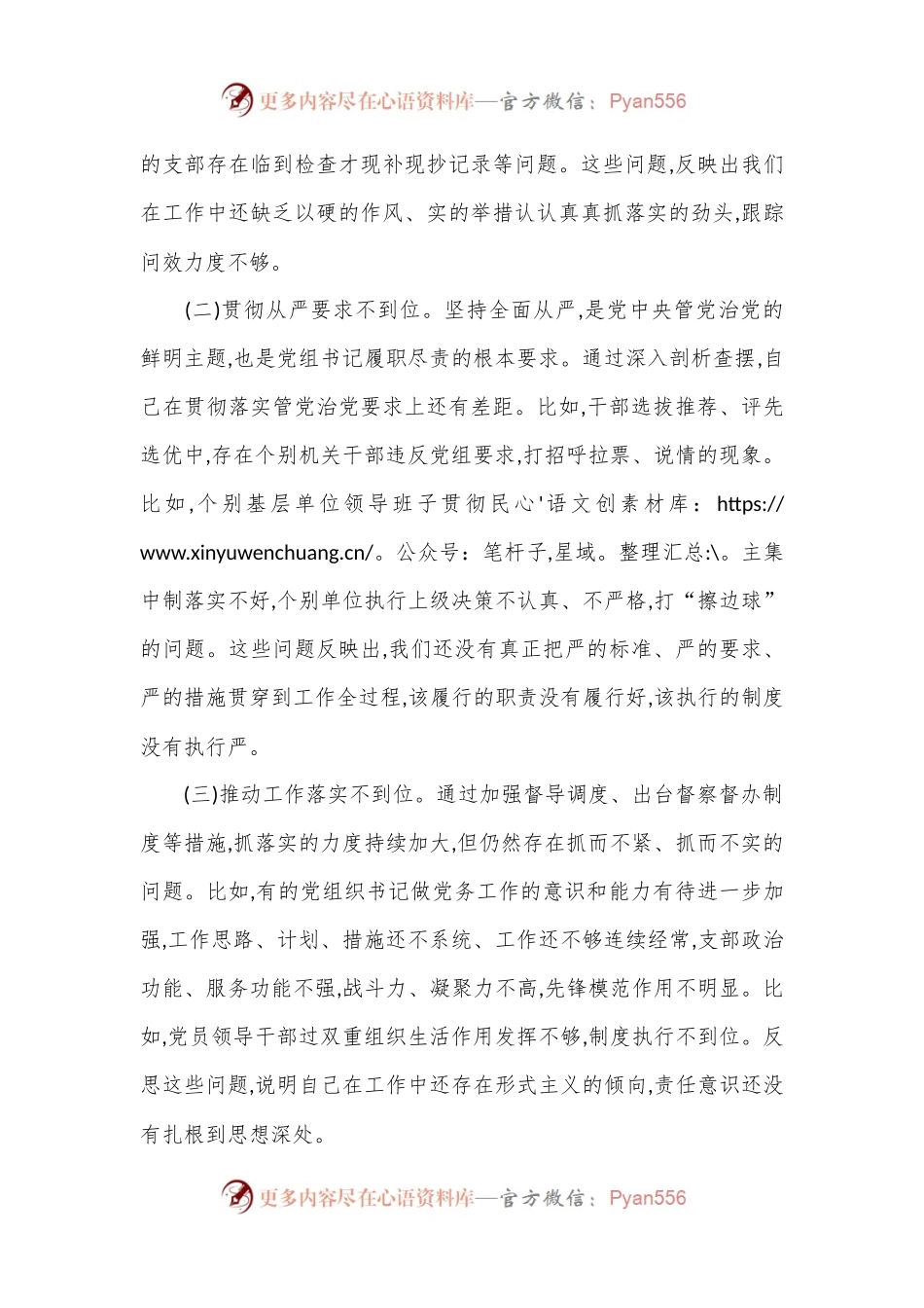 党组书记巡视整改专题民主生活会对照检查.docx_第2页