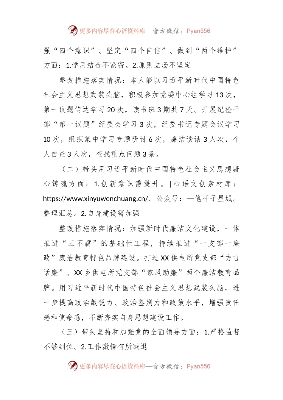供电公司纪委书记2023年主题教育专题民主生活会个人发言稿提纲（上年度整改措施落实情况、典型案例剖析）.docx_第2页
