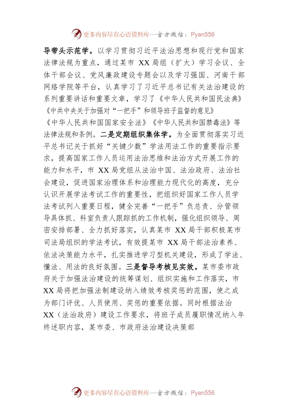 关于2023年上半年市局开展法治建设工作总结.docx_第2页
