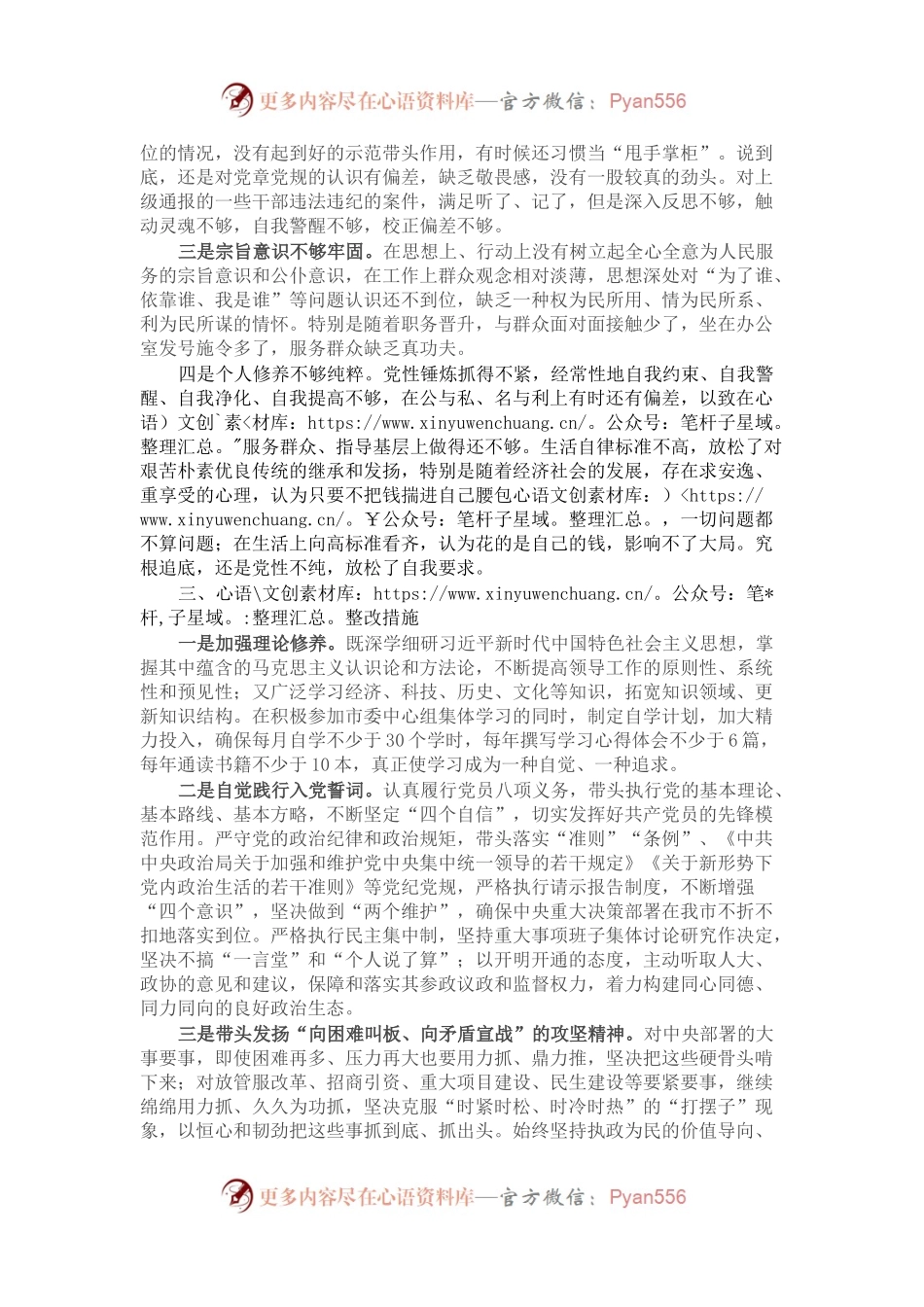 党员干部“严守纪律规矩 加强作风建设”组织生活会个人对照检查材料.docx_第2页