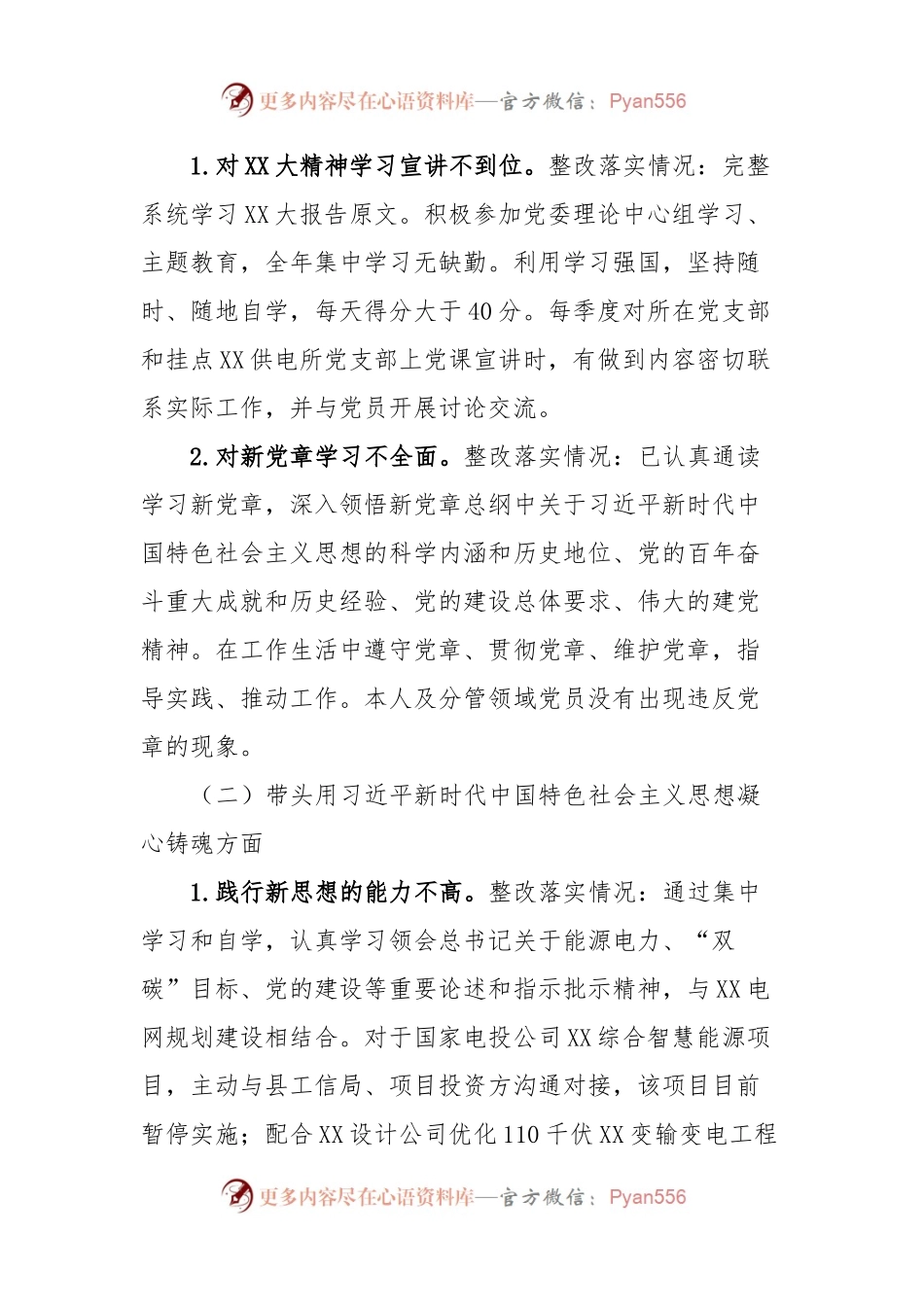 供电公司分管副总2023年主题教育专题民主生活会个人发言稿提纲.docx_第2页