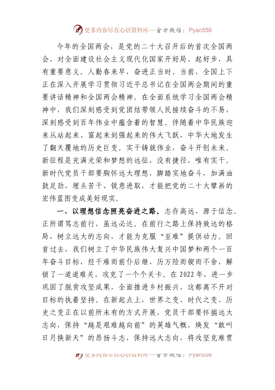 全国“两会”精神心得体会：以实干担当时代重任+用奋斗书写美好未来.docx_第1页