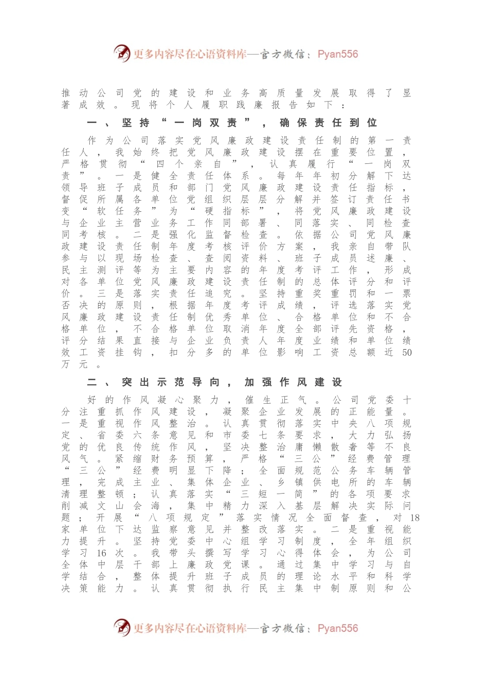 公司党委书记述职述廉报告.docx_第2页