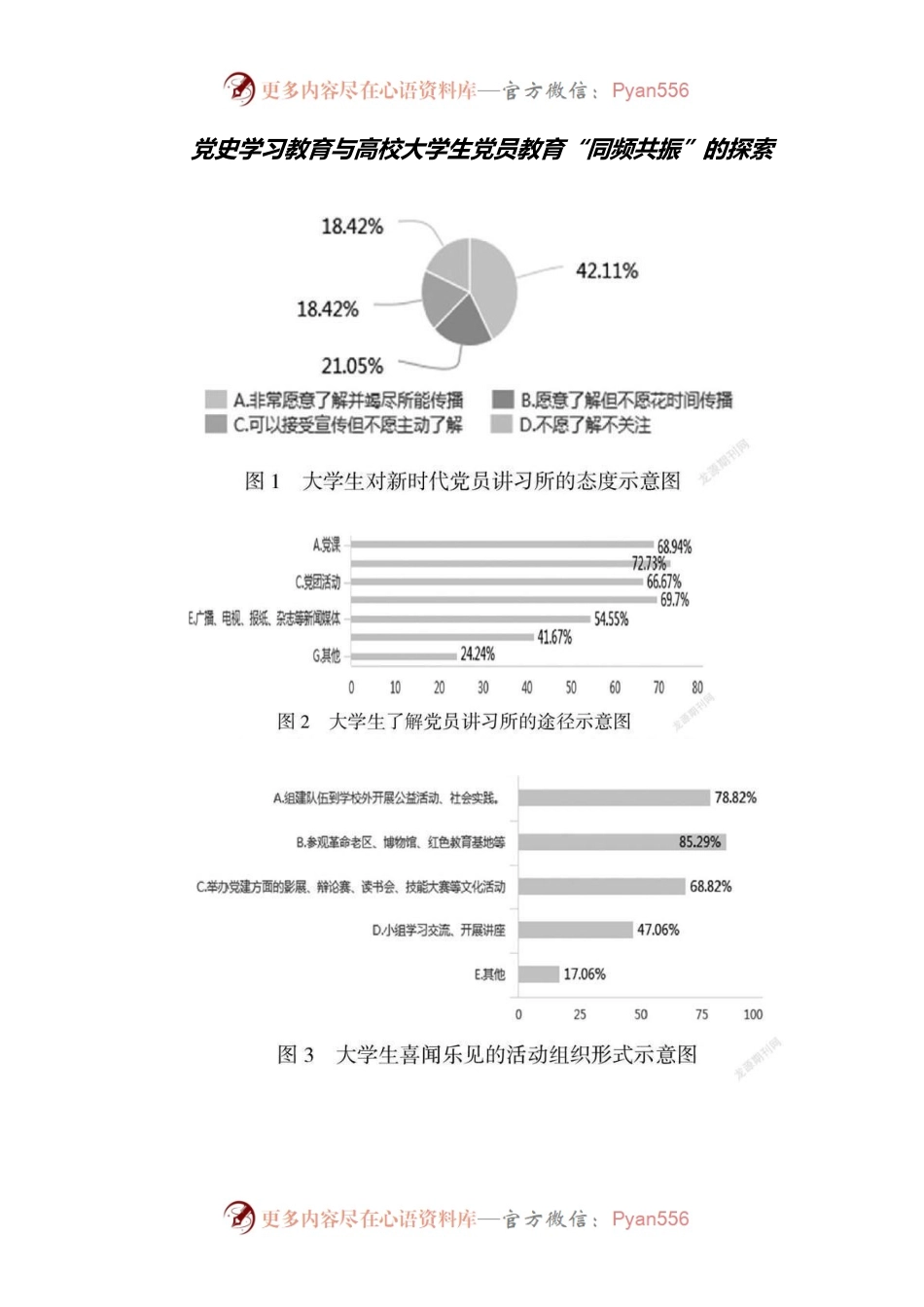 党史学习教育与高校大学生党员教育“同频共振”的探索.docx_第1页