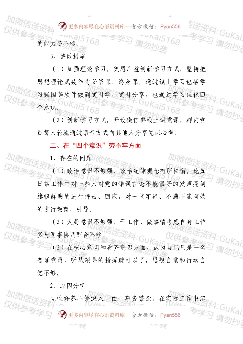 党支部组织生活会整改方案.docx_第2页