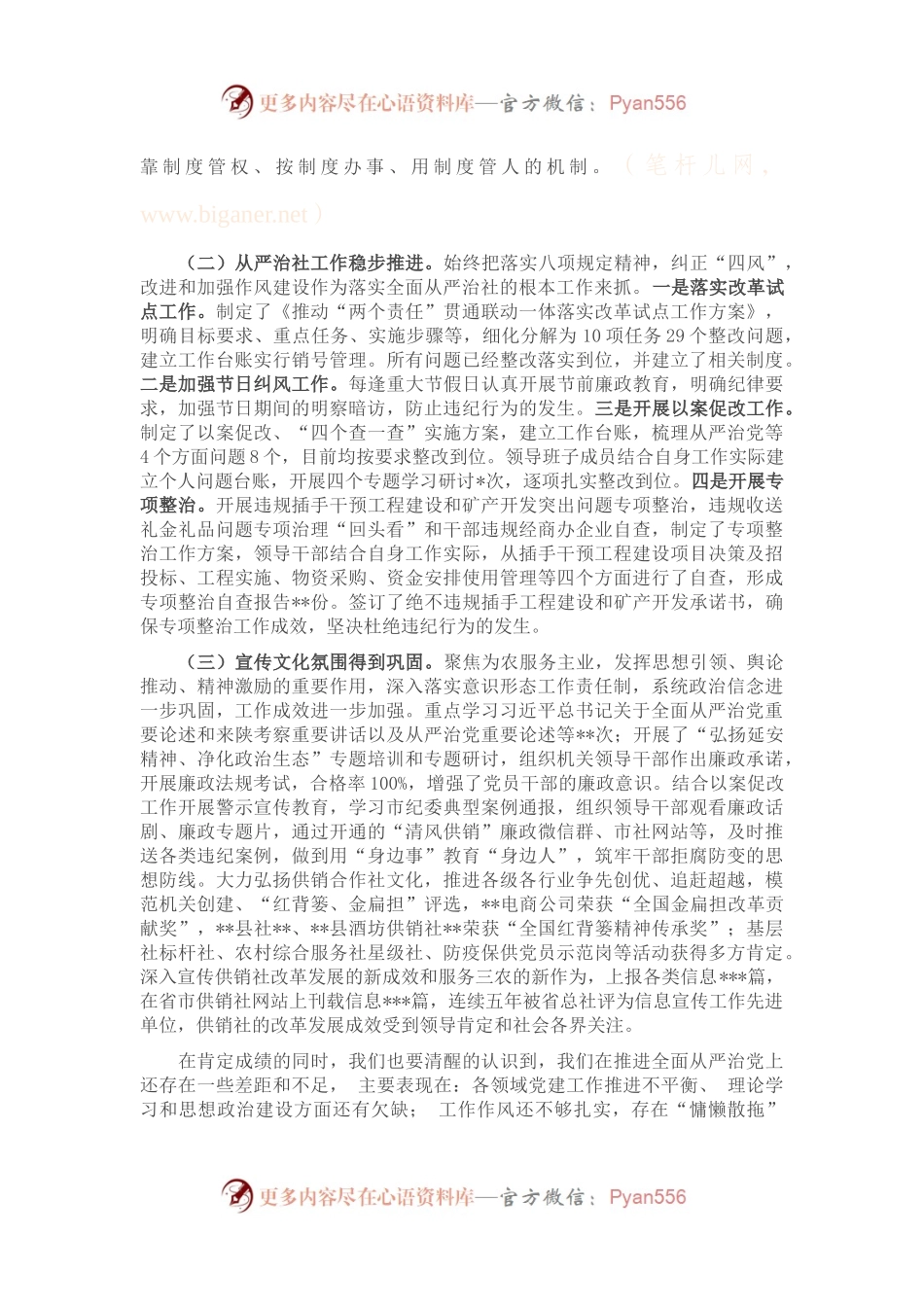 党组书记在2022年全面从严治党暨从严治社会议上的讲话.docx_第2页