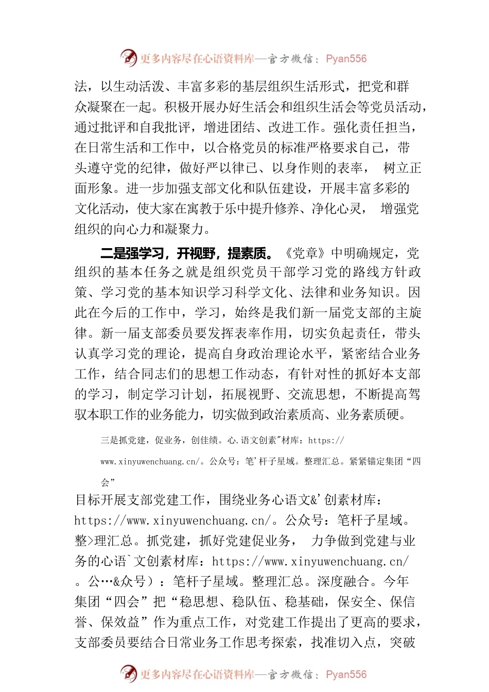 党支部换届发言稿.docx_第2页