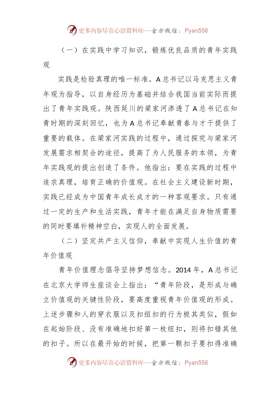 党课：以总书记青年观为指引 大力培育实现民族复兴的新生力量.docx_第2页