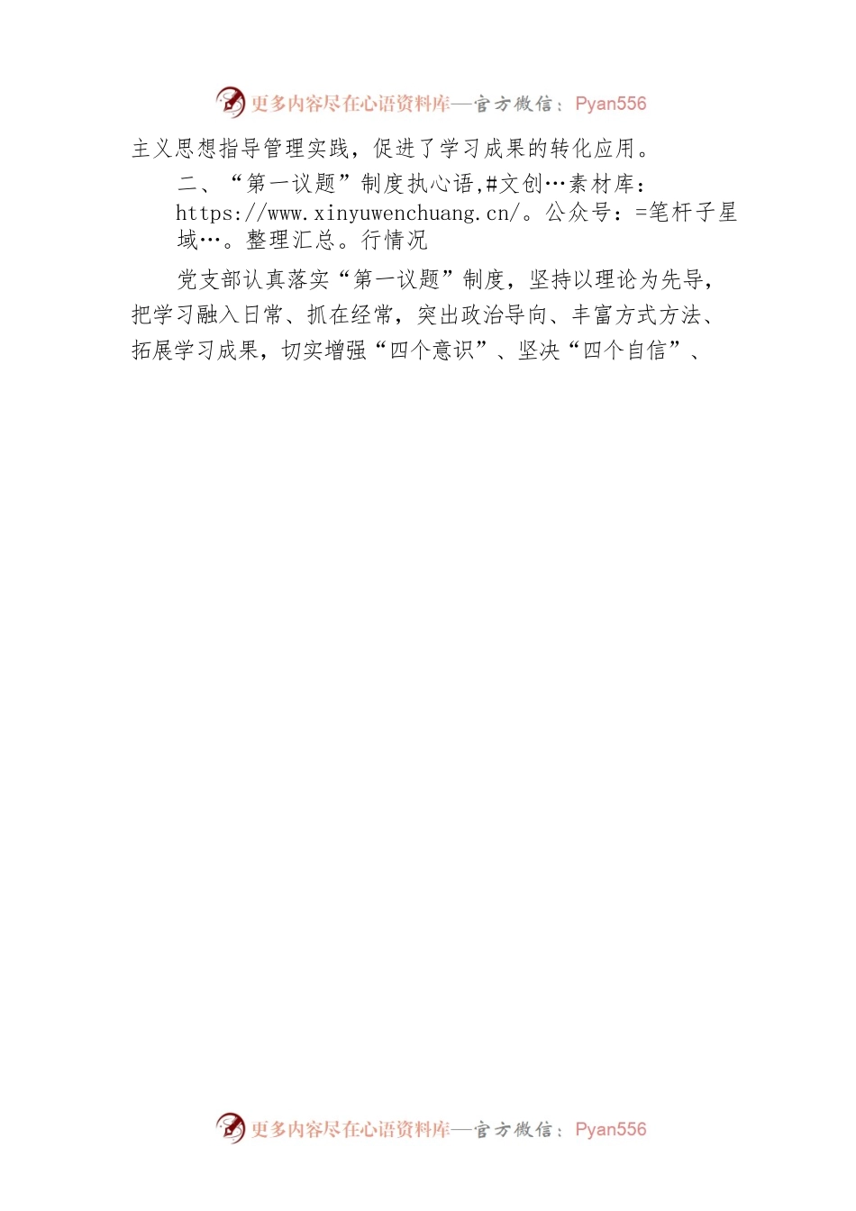 党支部关于第一议题制度建立和执行情况的报告.docx_第2页
