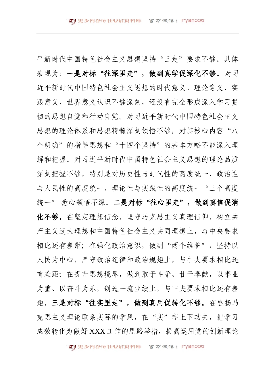 党员领导干部以普通党员身份参加双重组织生活在不忘初心牢记使命主题教育专题组织生活会上的对照检查材料.docx_第2页