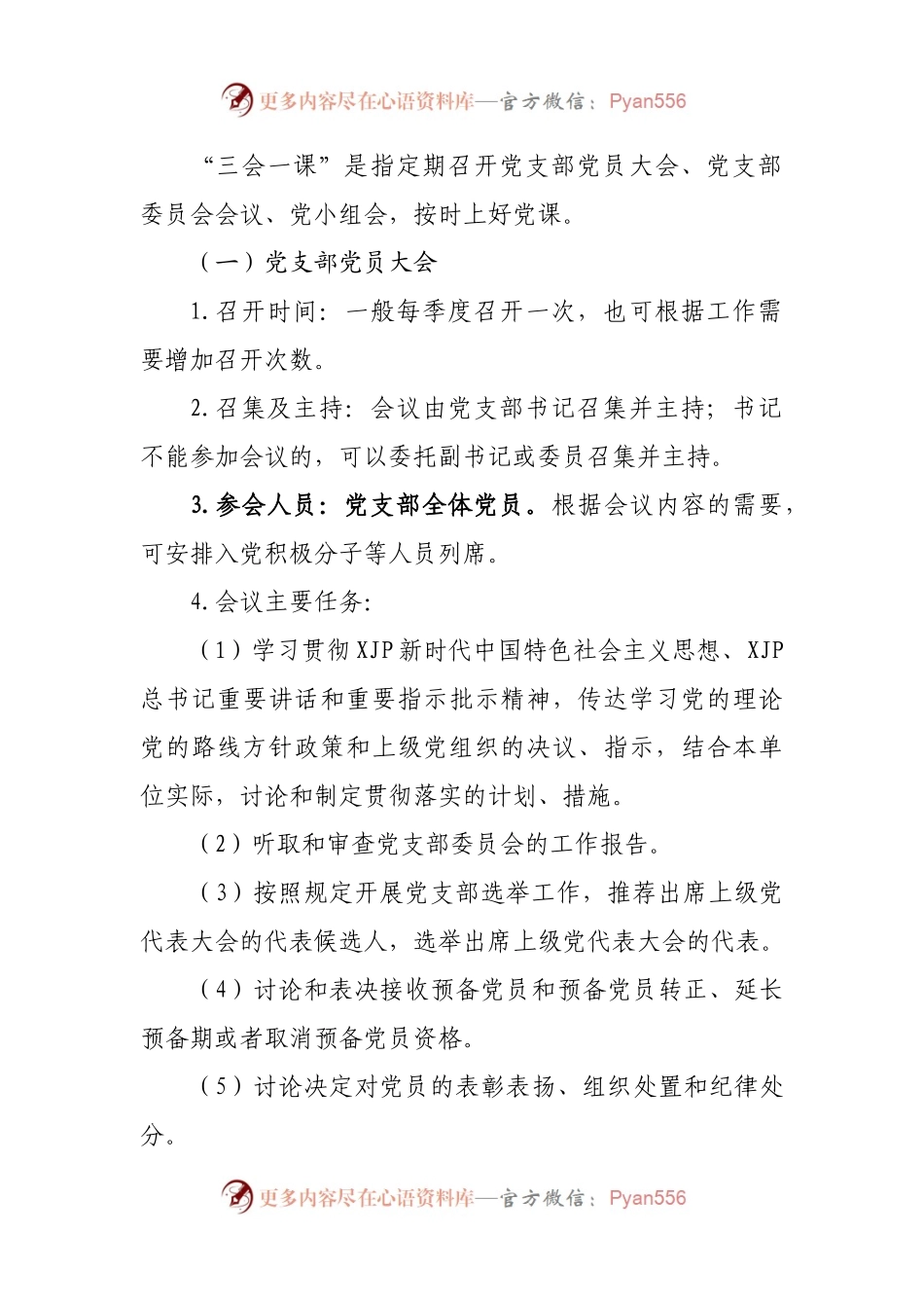 党支部“三会一课”制度（详细版）.docx_第2页