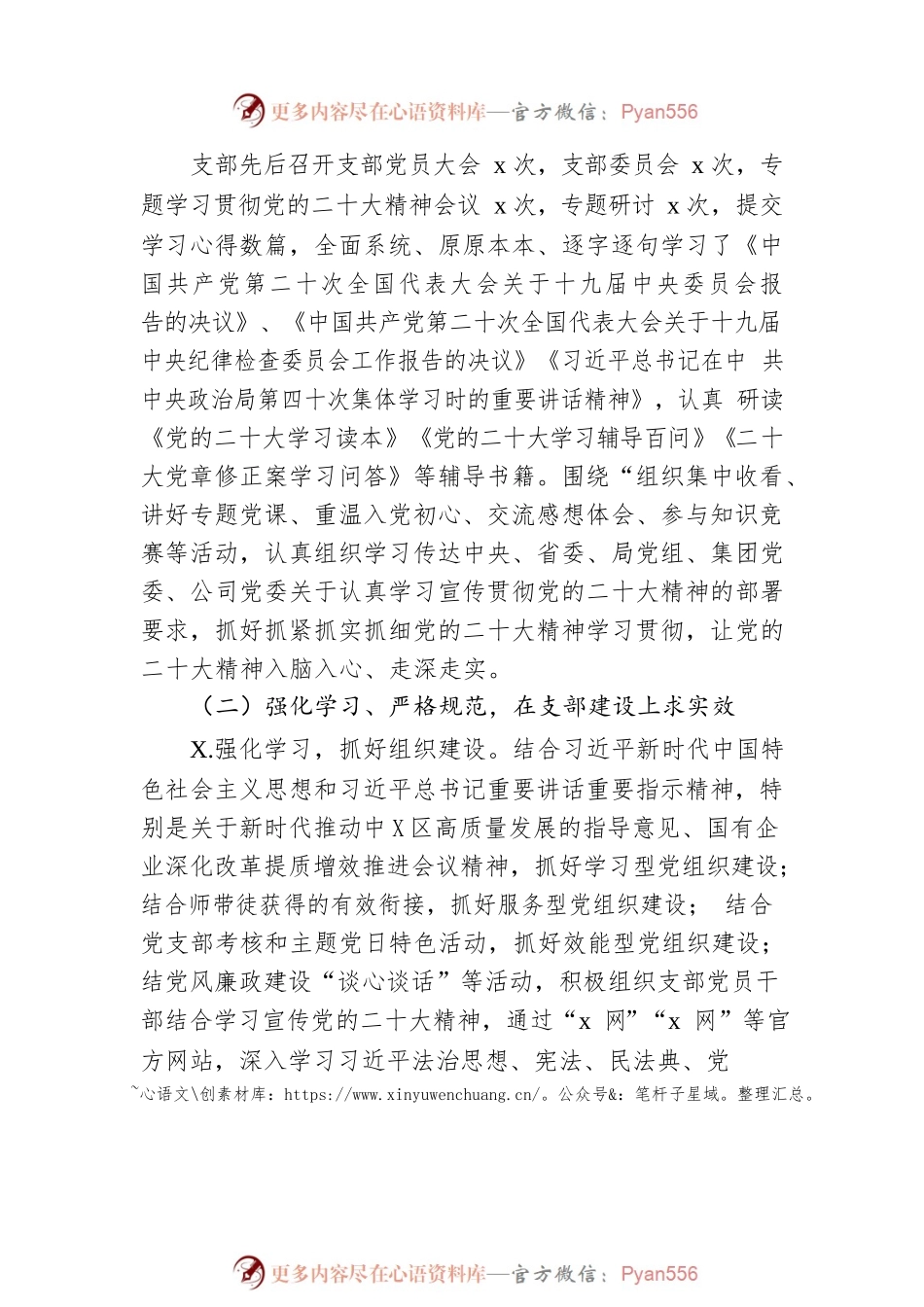 公司党支部2022年度党建暨党风廉政建设和反腐败工作总结.docx_第2页