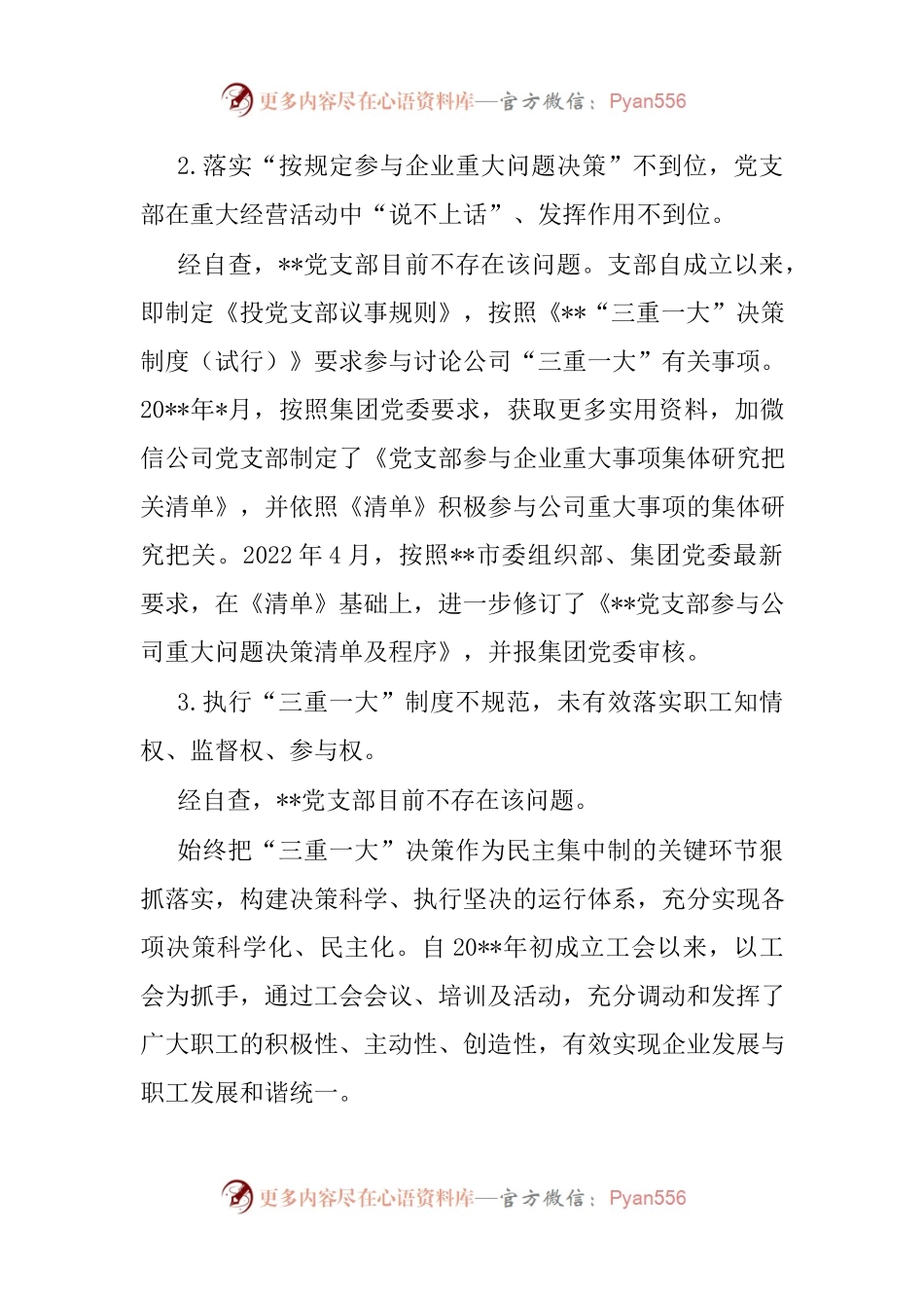 党支部2022年党建工作专项整治自查报告.docx_第2页