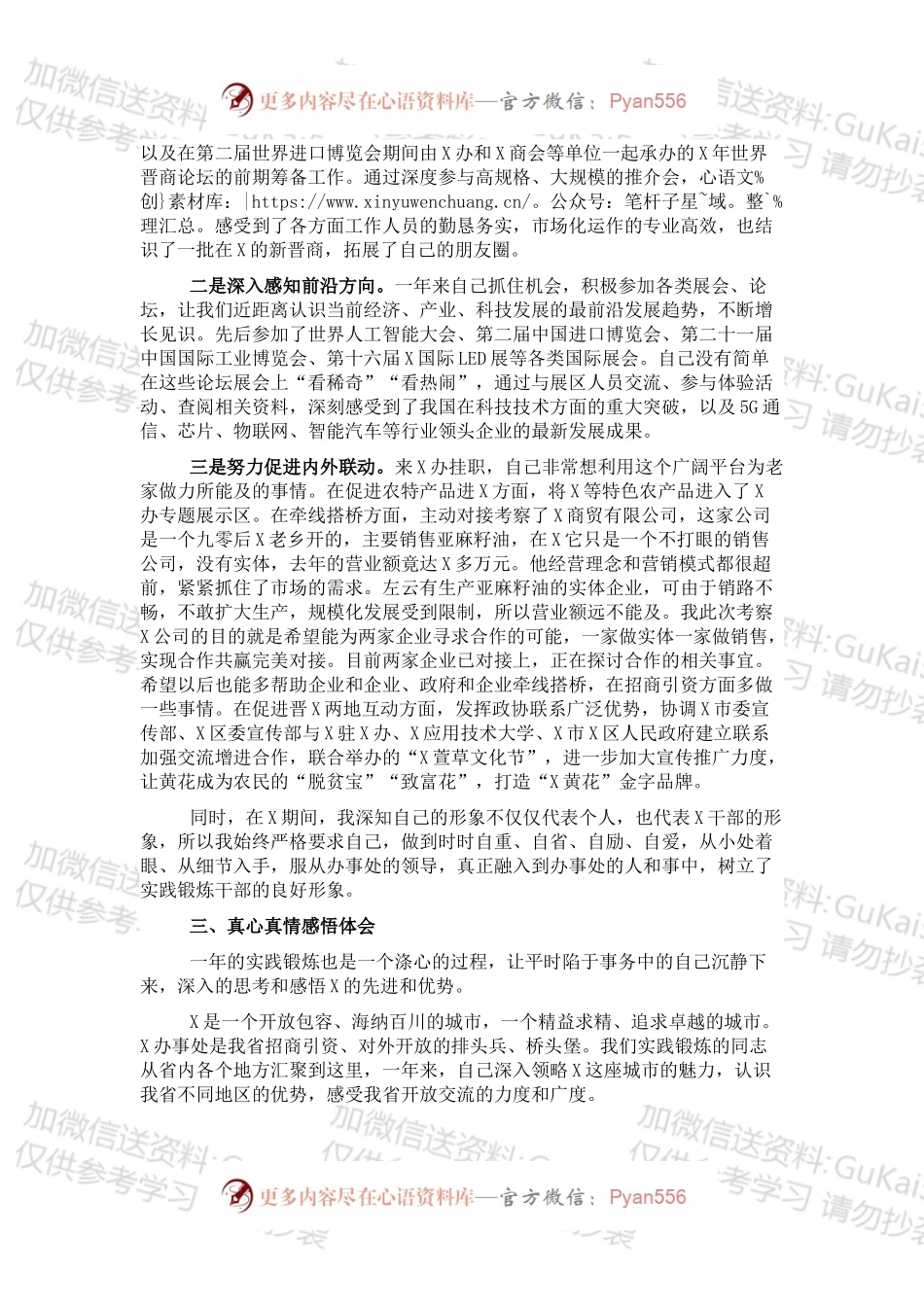 党外干部实践锻炼工作总结.docx_第2页