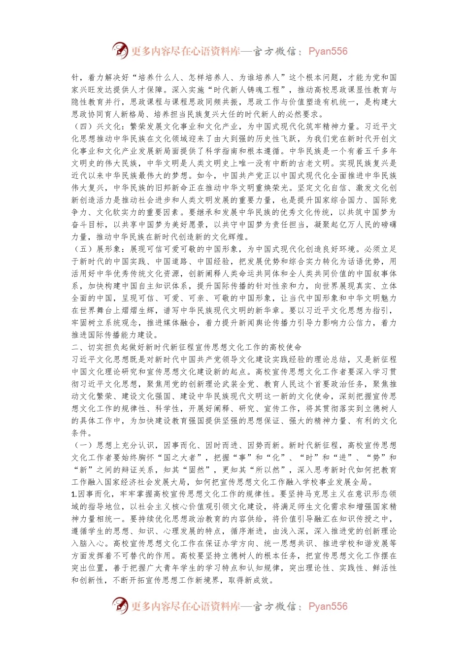 党课：坚持守正创新扎实做好高校宣传思想文化工作.docx_第2页