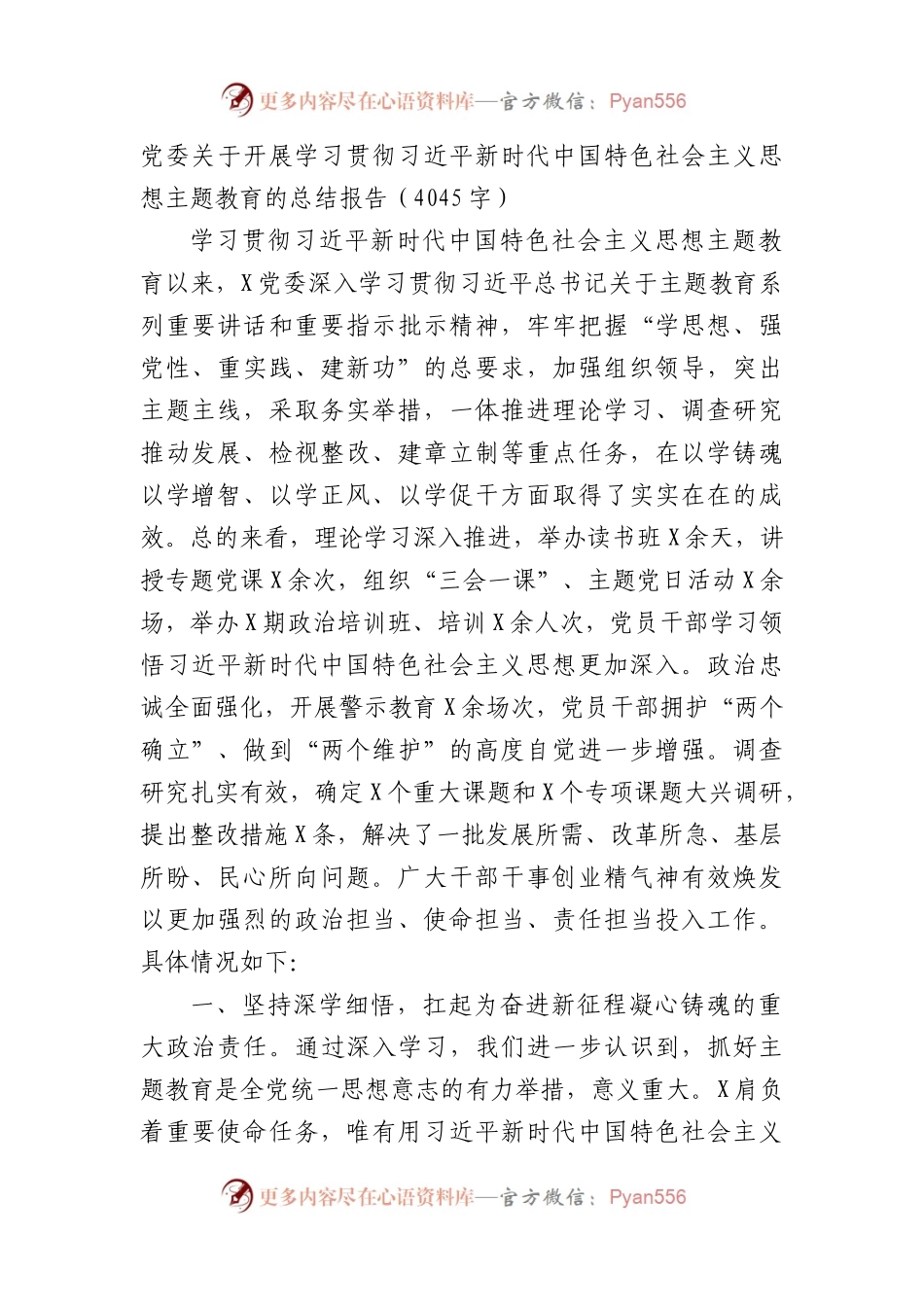 党委主题教育总结报告.docx_第1页