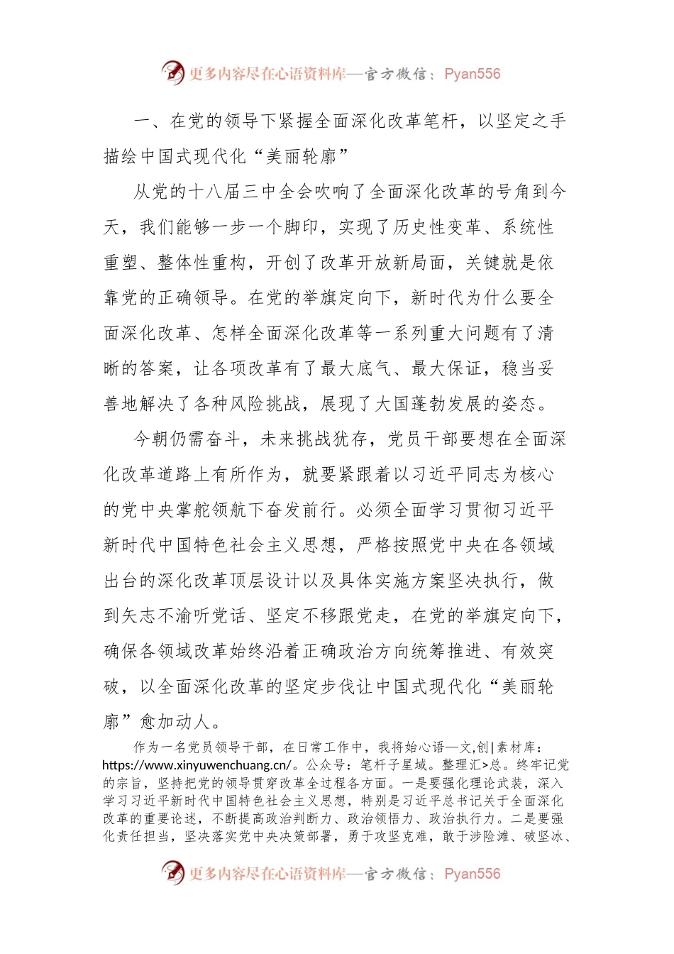 党员领导干部深入学习贯彻党的二十届三中全会精神发言材料.docx_第2页