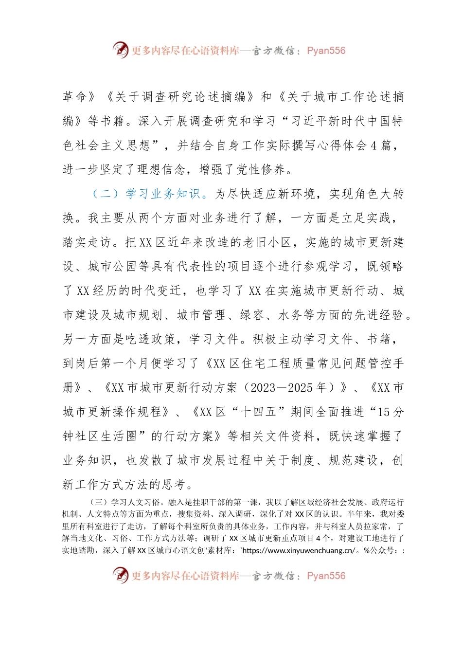 关于2023年挂职干部的工作汇报材料.docx_第2页