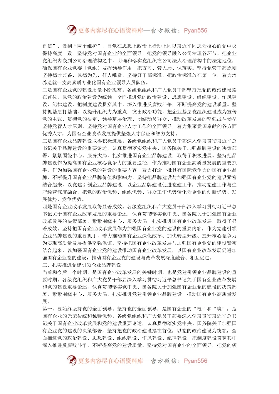 党委书记在2024年国有企业党建引领企业品牌建设推进会上的讲话.docx_第2页
