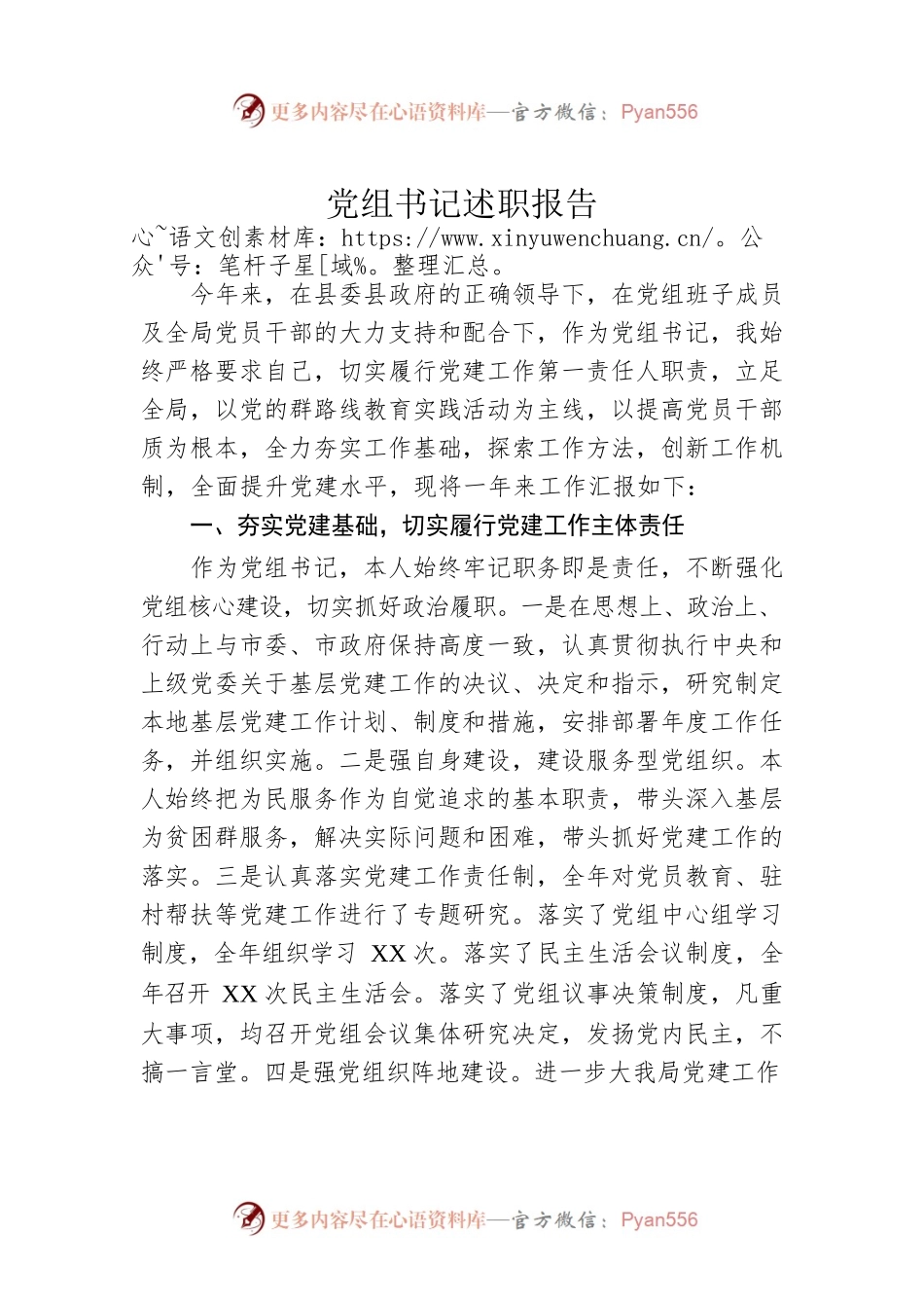 党组书记述职报告.docx_第1页