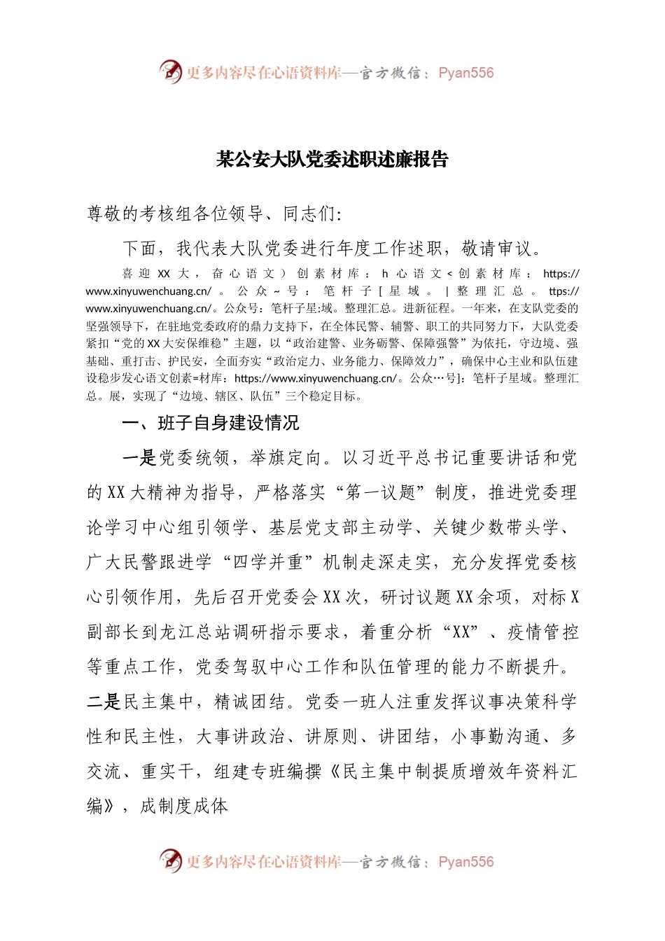 公安党委述职述廉报告.docx_第1页