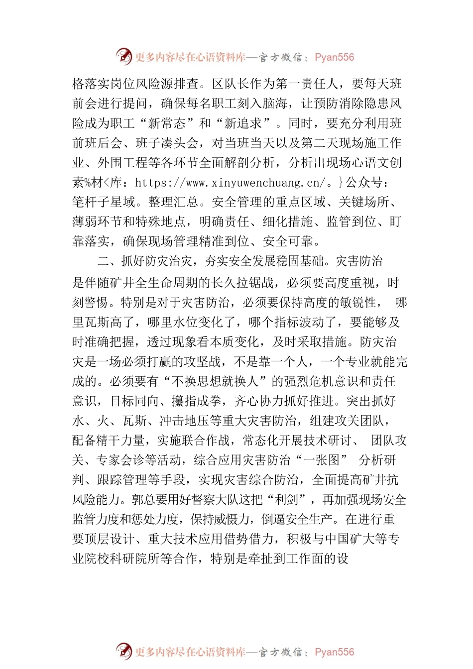 公司安全生产专题学习研讨发言材料.docx_第2页