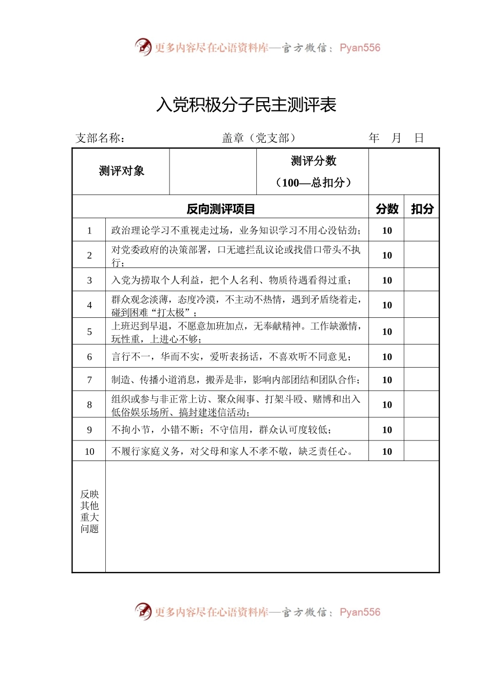 党员发展相关材料.docx_第1页