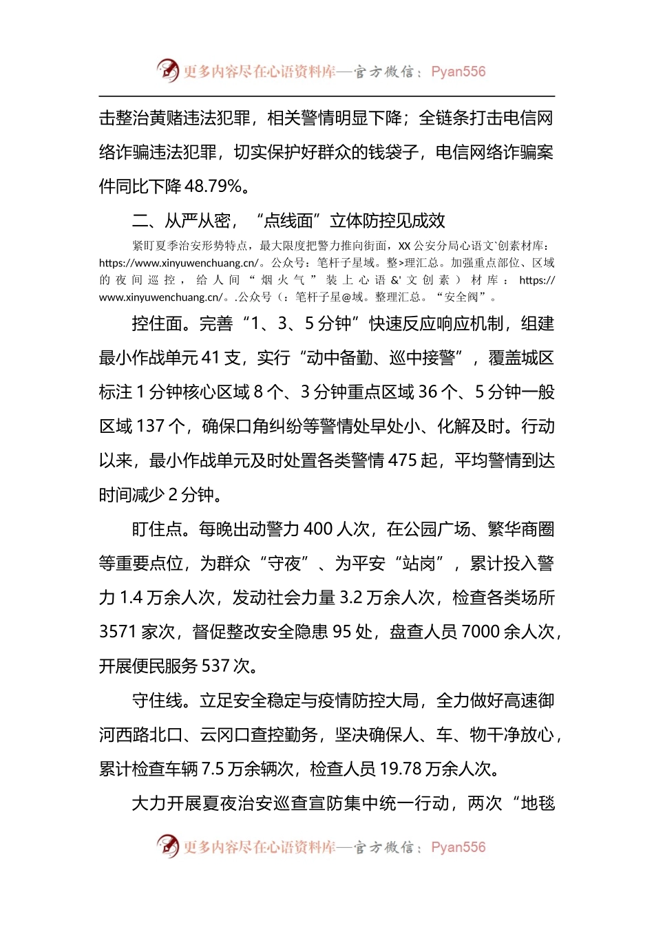 公安分局夏季治安百日行动工作总结.docx_第2页