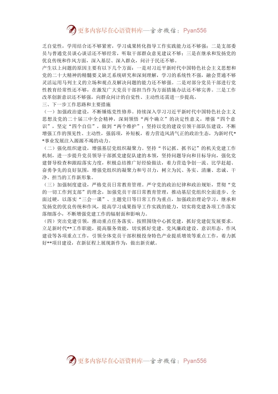 党支部2024年党建工作总结暨下一步工作思路.docx_第2页