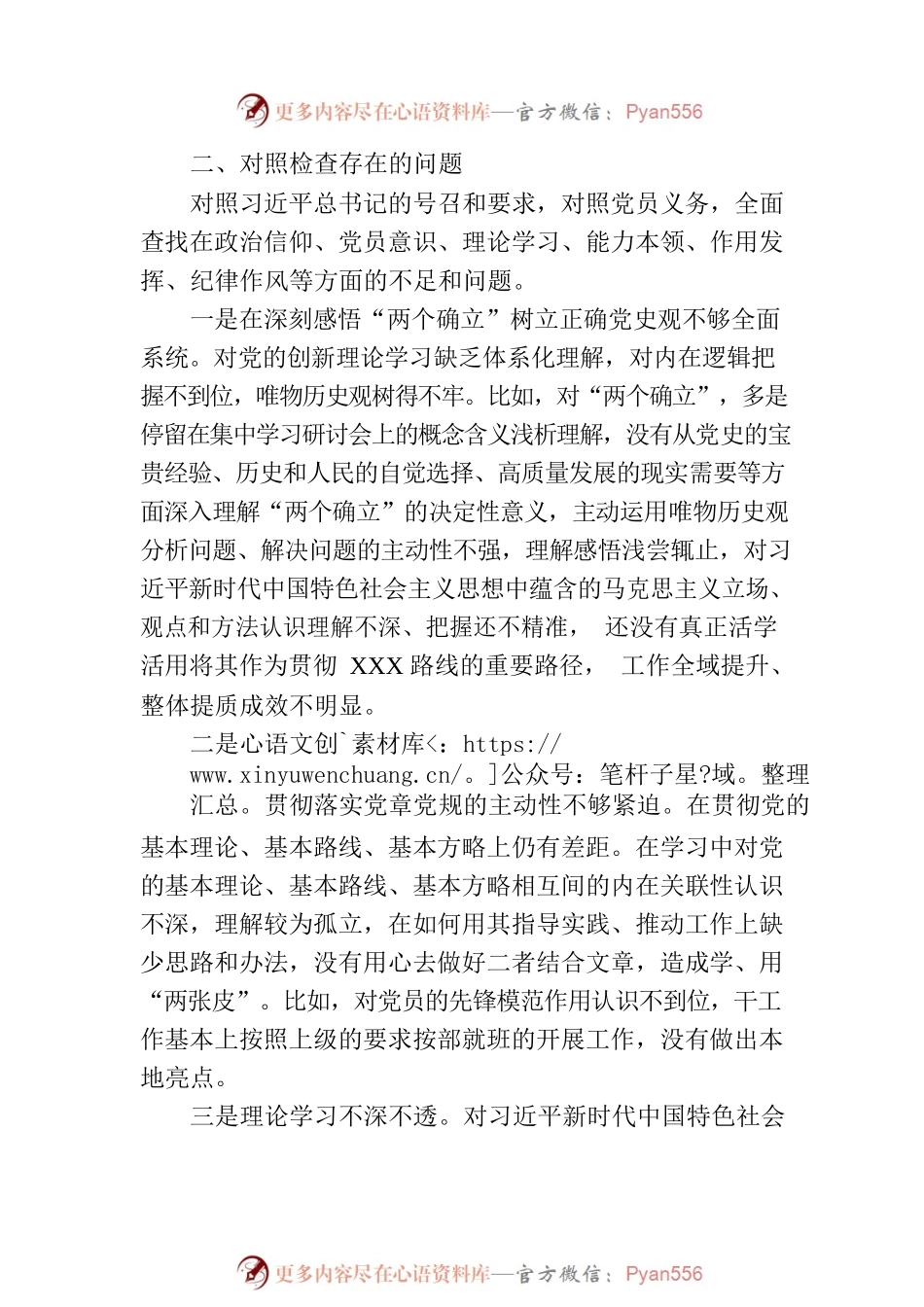 党支部副职2022-2023年度组织生活会个人对照检查发言提纲.docx_第2页