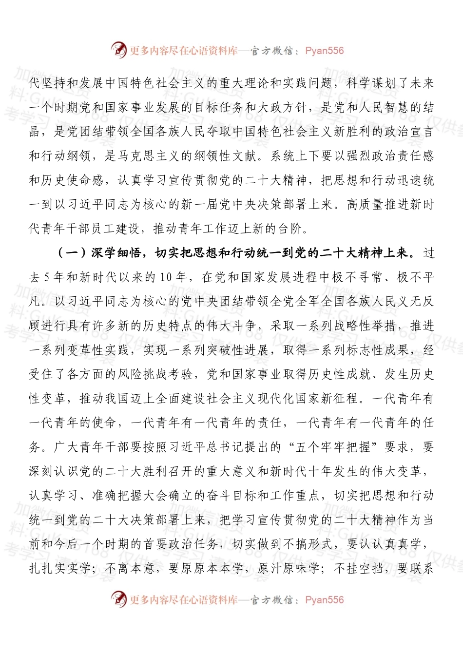 公司党委书记在青年干部座谈会上的讲话 (2).docx_第2页