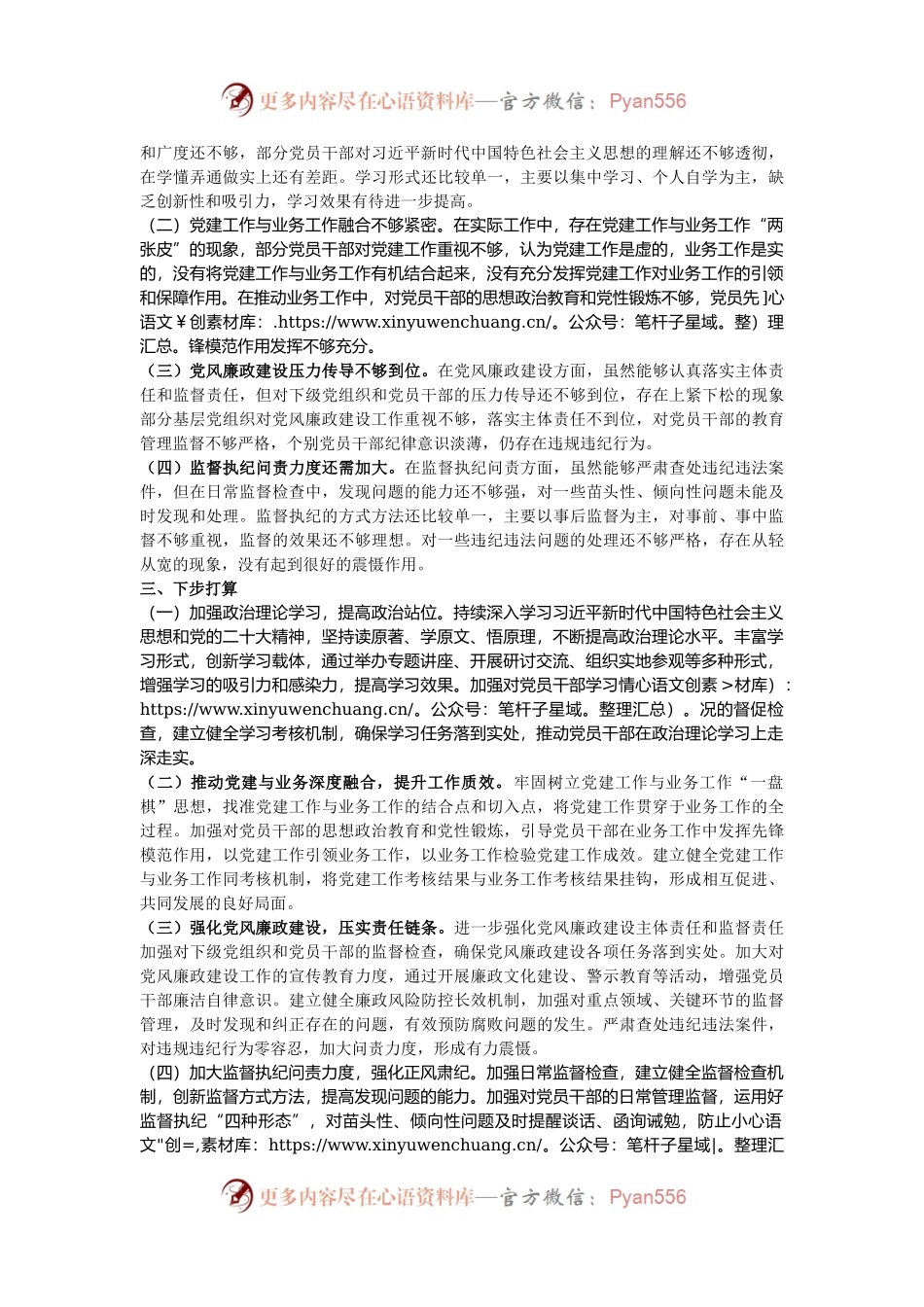 党委2024年落实全面从严治党主体责任述责述廉报告.docx_第2页