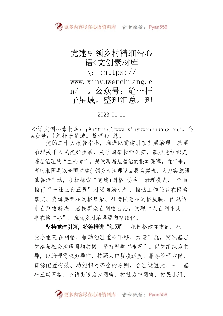 党建引领乡村精细治理.docx_第1页