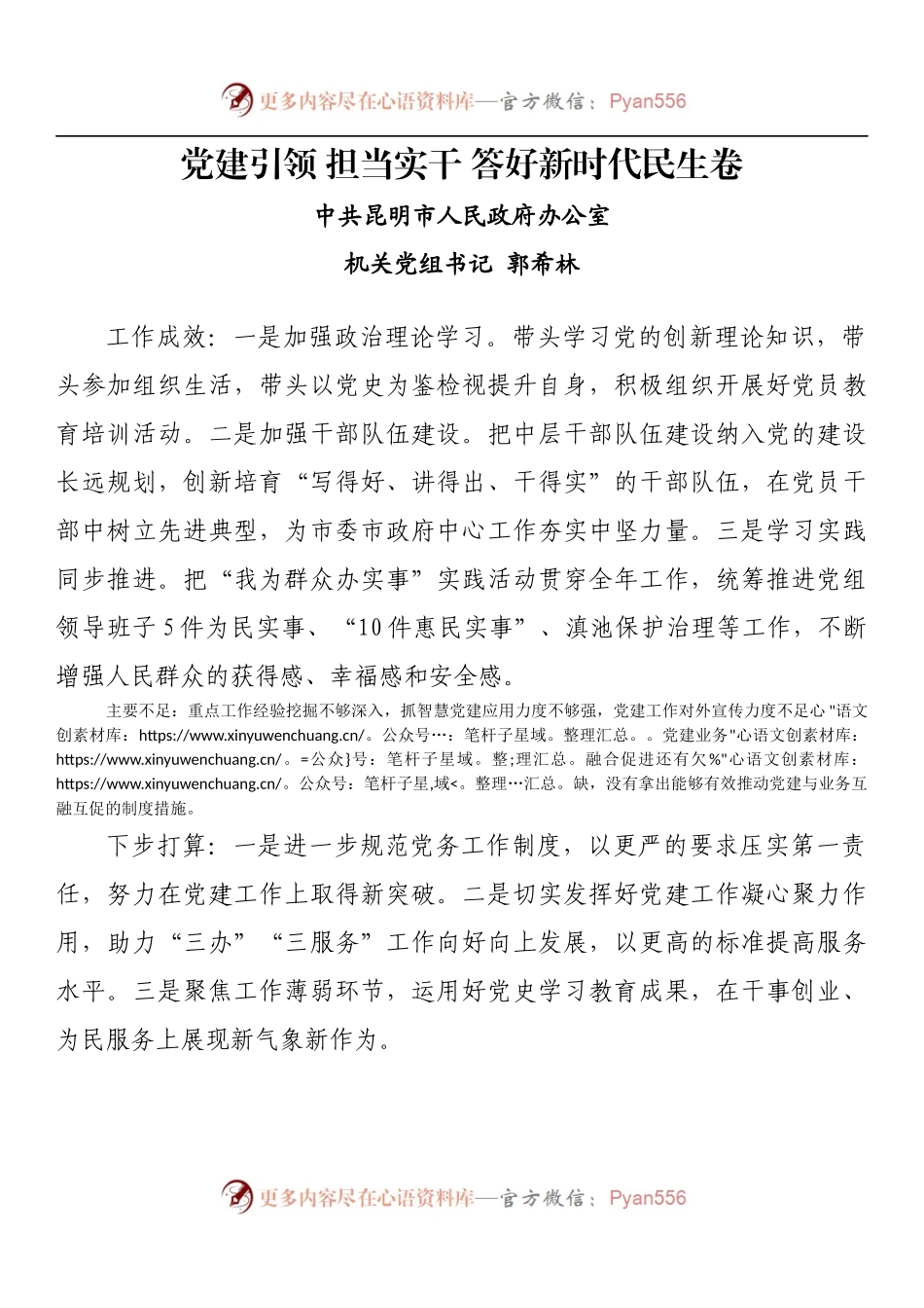 党建引领 担当实干 答好新时代民生卷.docx_第1页