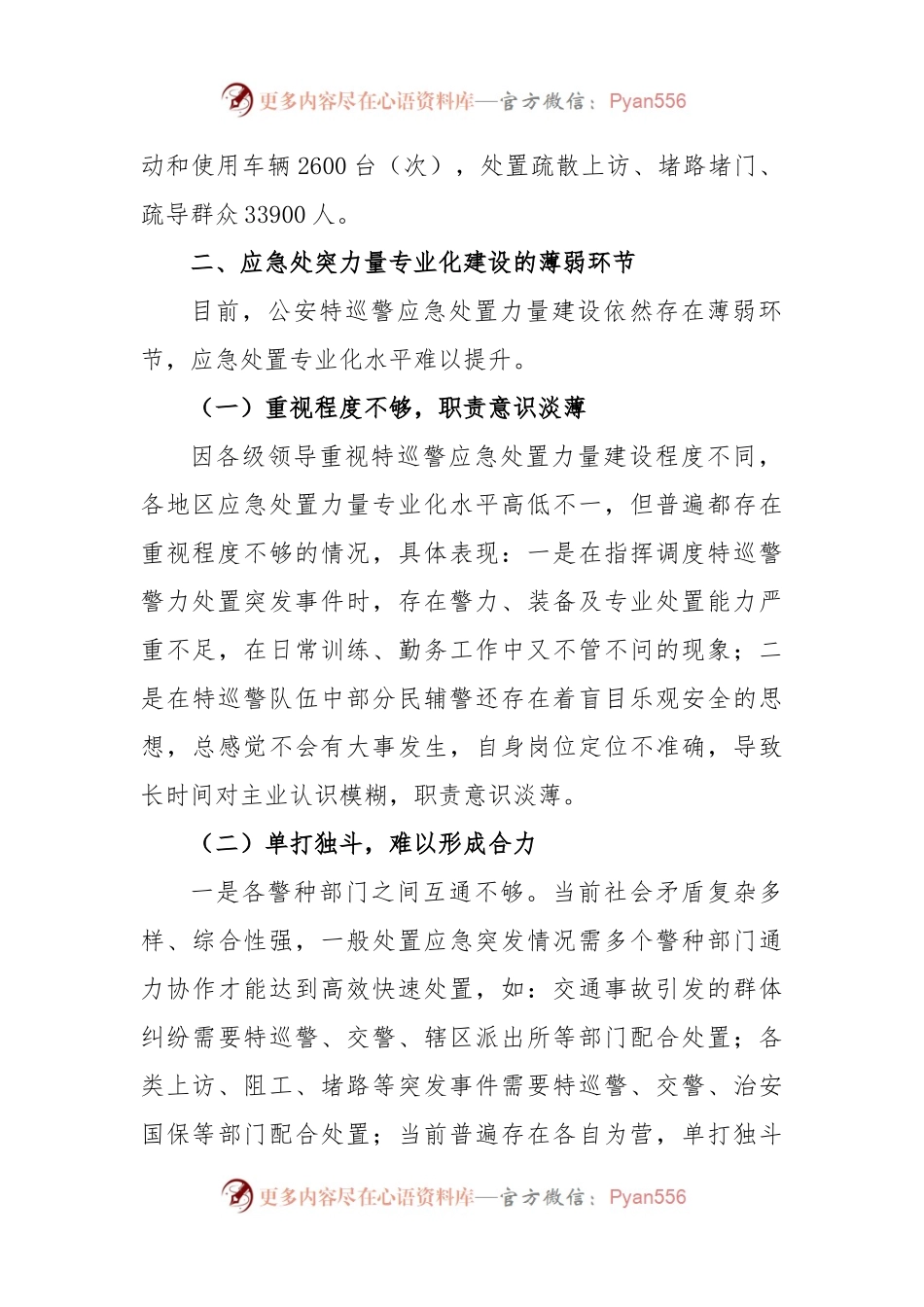 公安特巡警队应急处突能力研究.docx_第2页