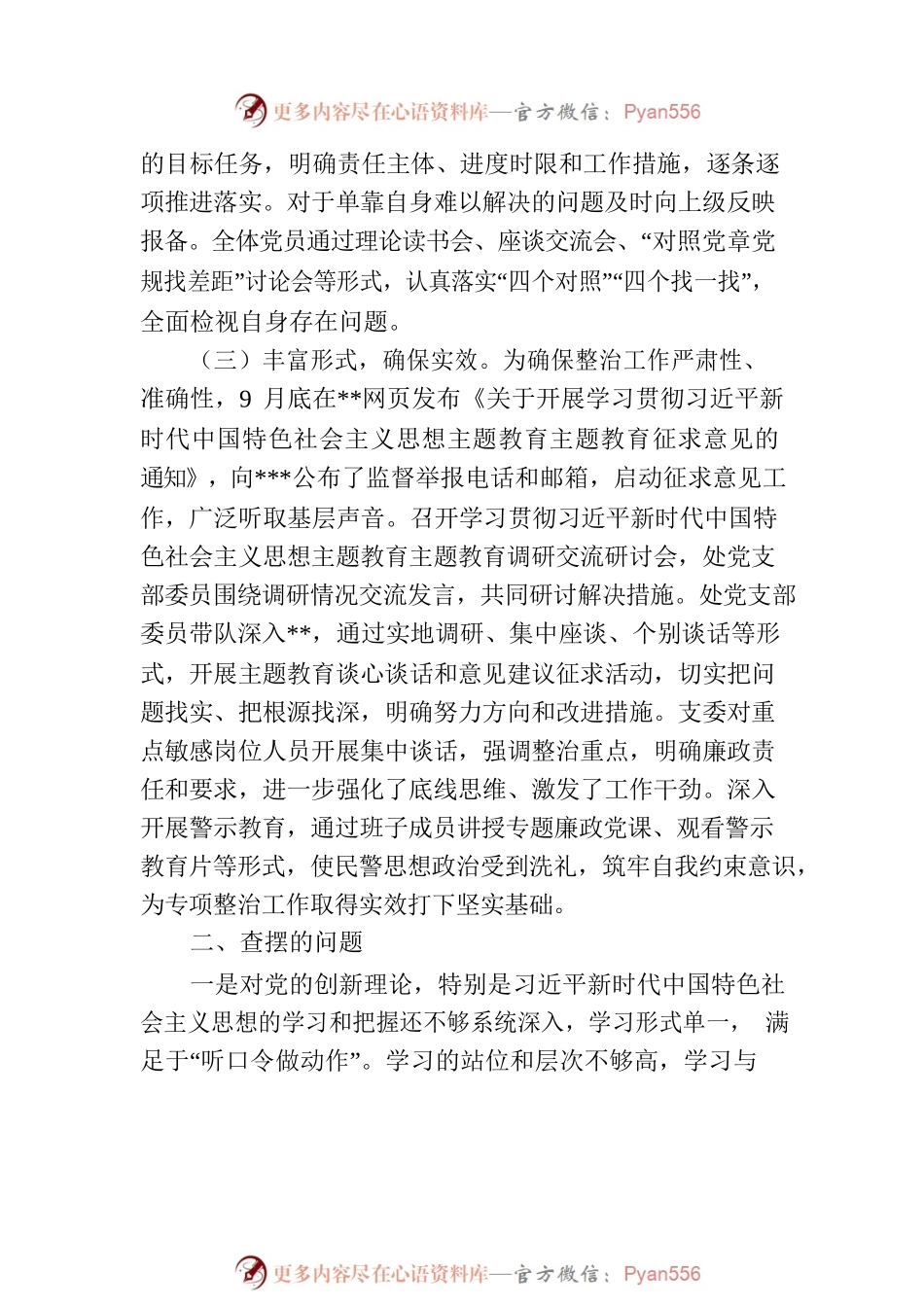 党支部关于2023年主题教育专项整治情况的报告.docx_第2页