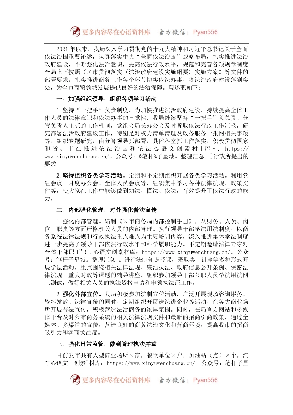 党政主要负责人履行推进法治建设第一责任人年终述职报告.docx_第1页