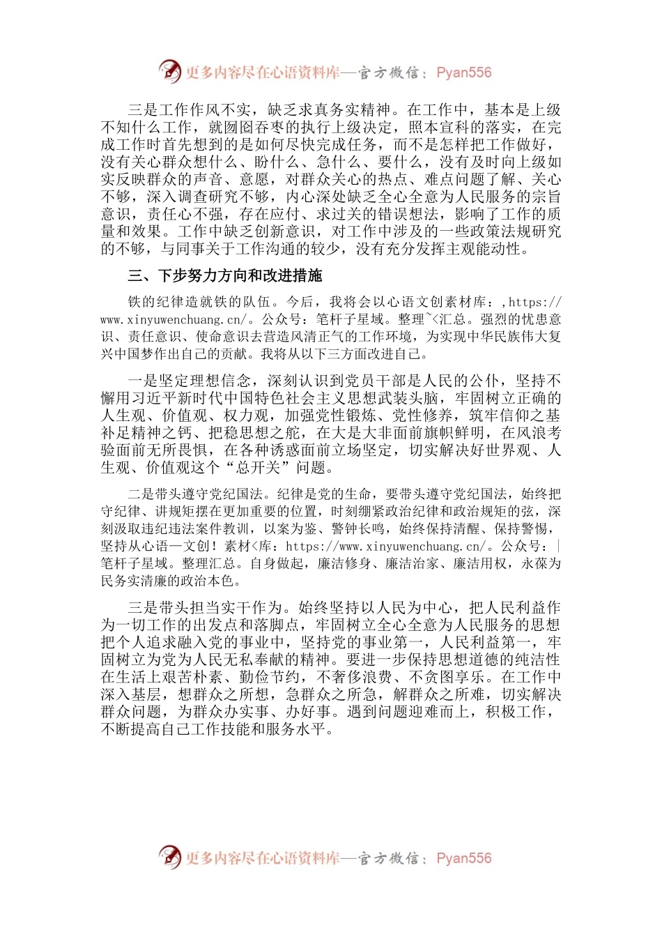党员干部“严守纪律规矩，加强作风建设”组织生活会对个人照检查材料.docx_第2页