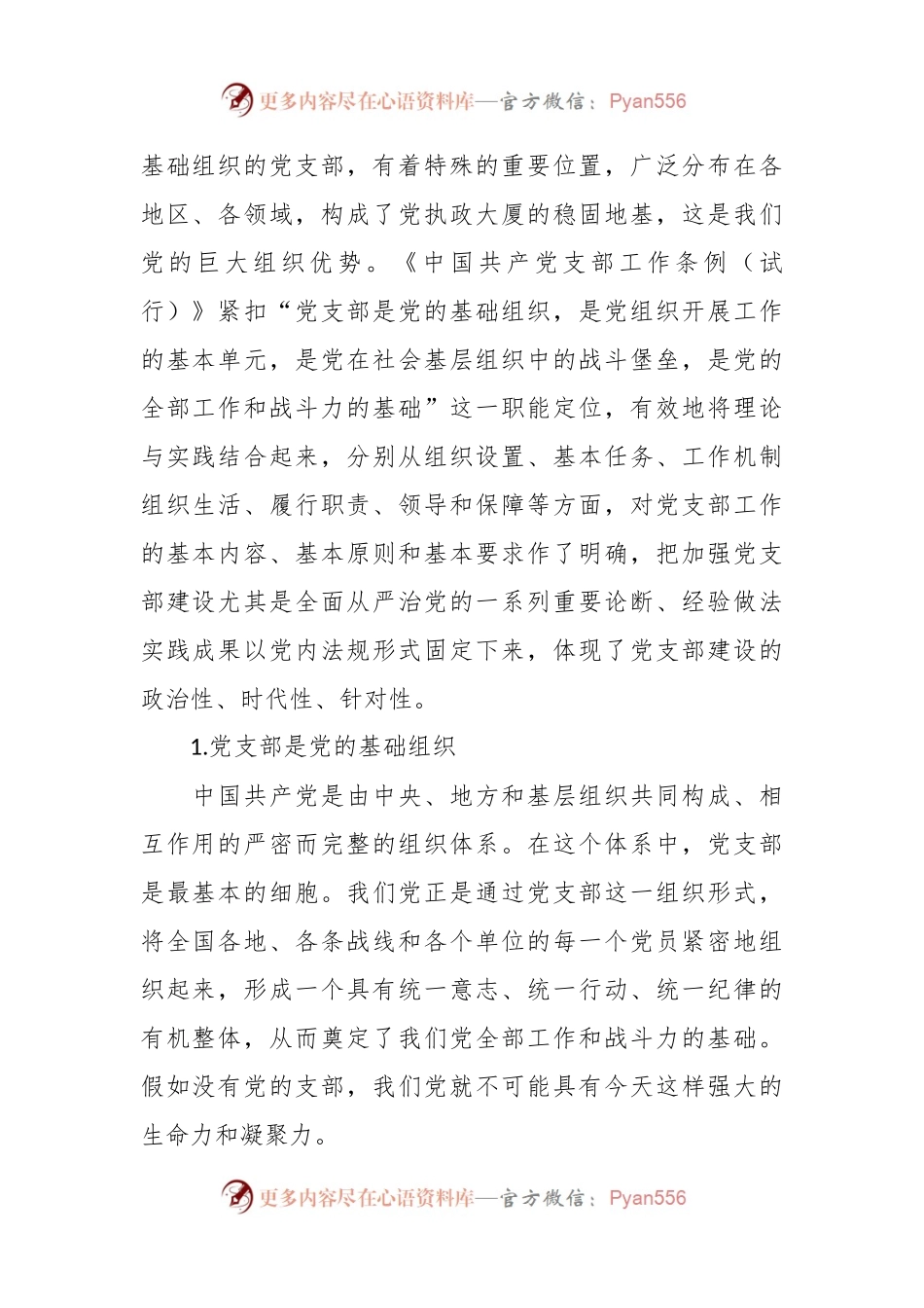 党建培训党课：党支部基础知识学习解读.docx_第2页