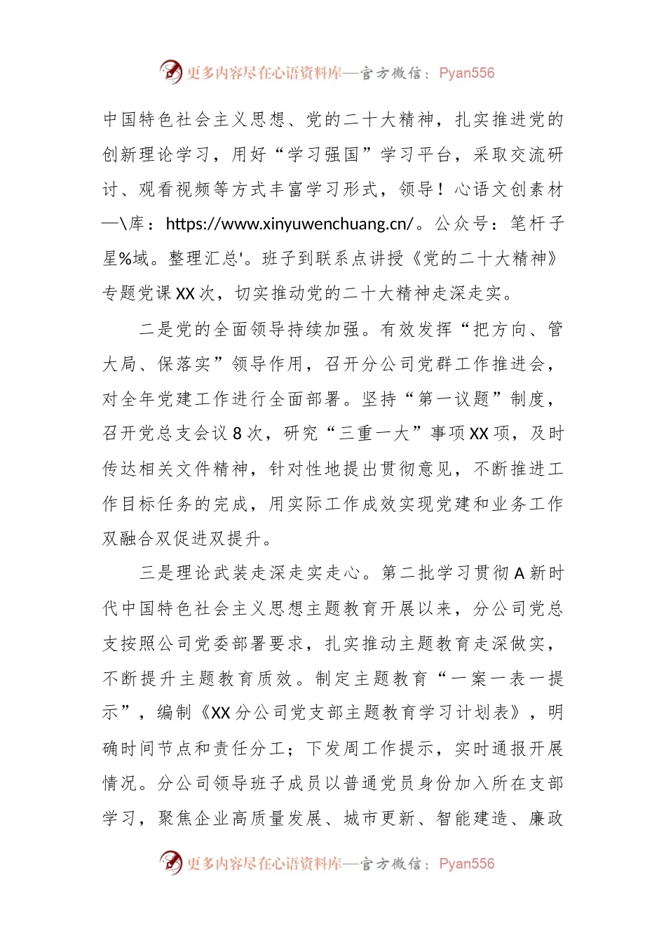 党总支书记在公司党建工作责任制会议讲话稿.docx_第2页