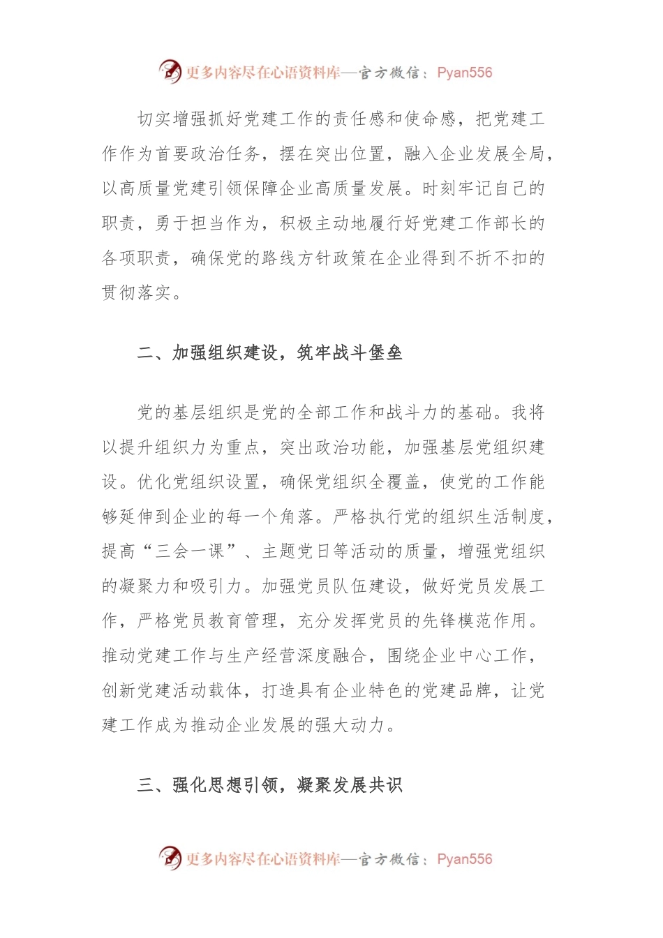 党建工作部部长履职表态发言.docx_第2页