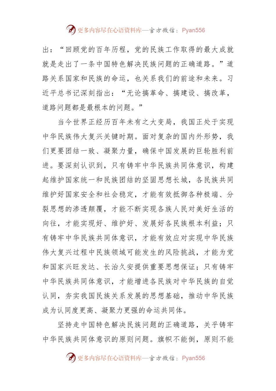 党课讲稿：铸牢中华民族共同体意识 做好新时代党的民族工作（民族团结）.docx_第2页